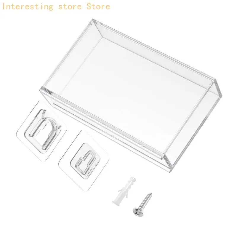 Acryl-Wand- oder Regal-Displaybox für die Aufbewahrung von Handsammlungen, durchsichtiges Gehäuse mit Schiebedeckel und – Detail 8