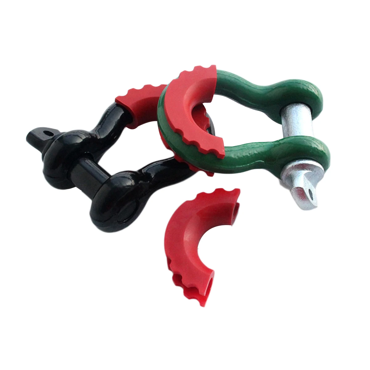 

2 pcs Durable DRing Shackle Cover for 075 Inch Standard Bow Easy Install Remove Suitable SUV Trucks Offroad Towing