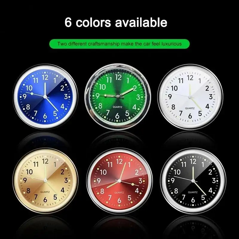 Motorcycle Electronic Clock Sturdy Metal Design Waterproof HD Display for Motorbikes Bicycles Outdoor Cycling