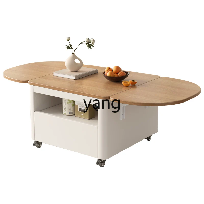 LMM modern simple small apartment living room furniture Nordic home multi-functional mobile tea table
