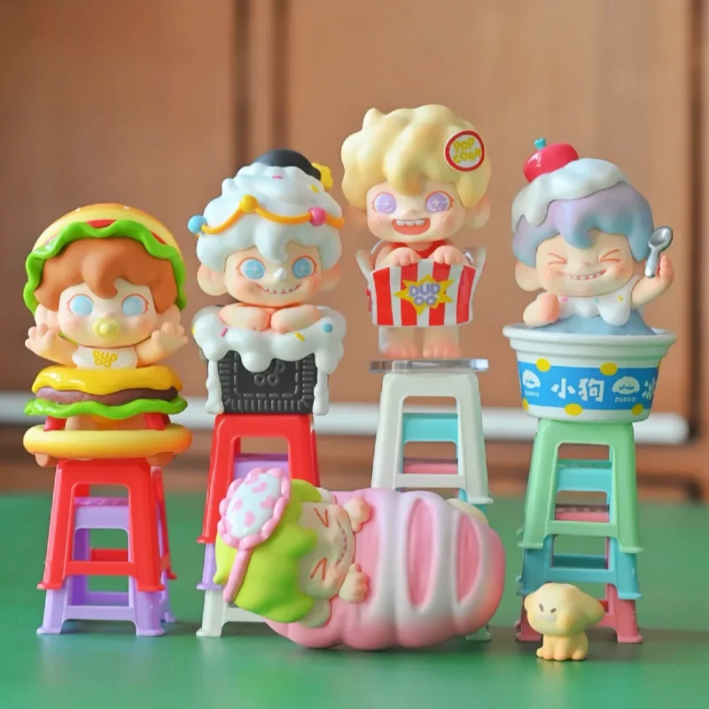 DUDOO Delizioso tè pomeridiano serie scatola cieca ragazza ornamento gioco alla moda bambola fatta a mano regali creativi per ragazze nuovo in magazzino autentico