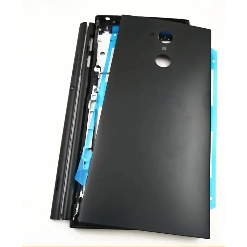 

For Sony Xperia XA2 Ultra C8 H4233 H3213 Middle Front Frame Bezel Housing +Side Rail Stripe with Side Buttons