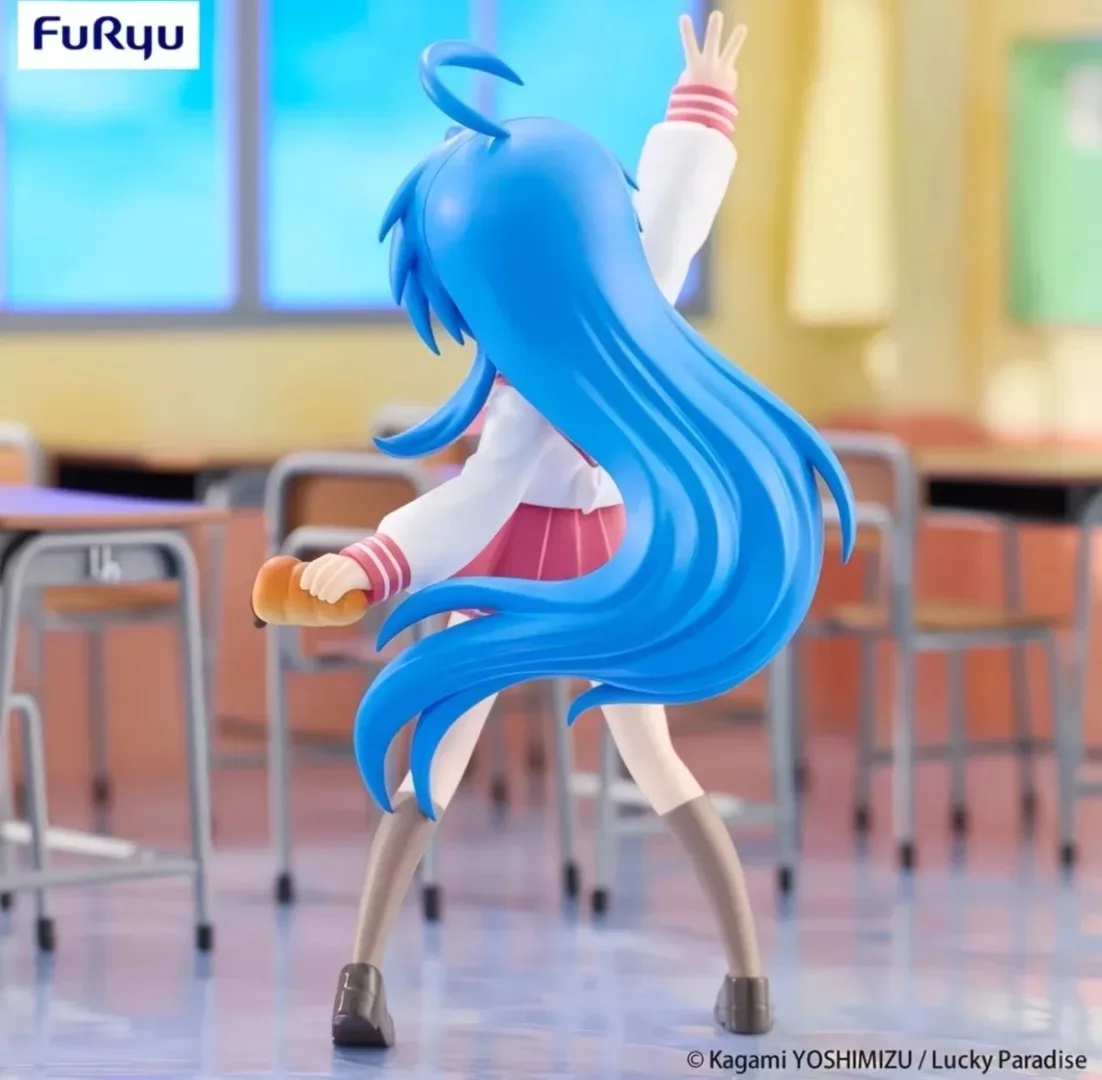18CM Anime Izumi Konata Figur LuckyStar Figur Auf Lager Original FuRyu Modell Spielzeugpuppe Actionfigur Sammlerstück Geschenk PVC – Detail 2