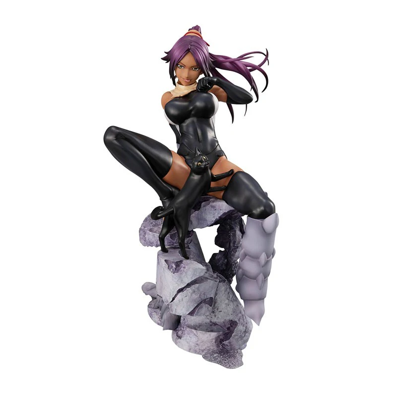 

MegaHouse GEM Original:BLEACH Shihouin Yoruichi 20cm PVC Action Figure Anime Figure Model Toys Figure Collection Doll Gift