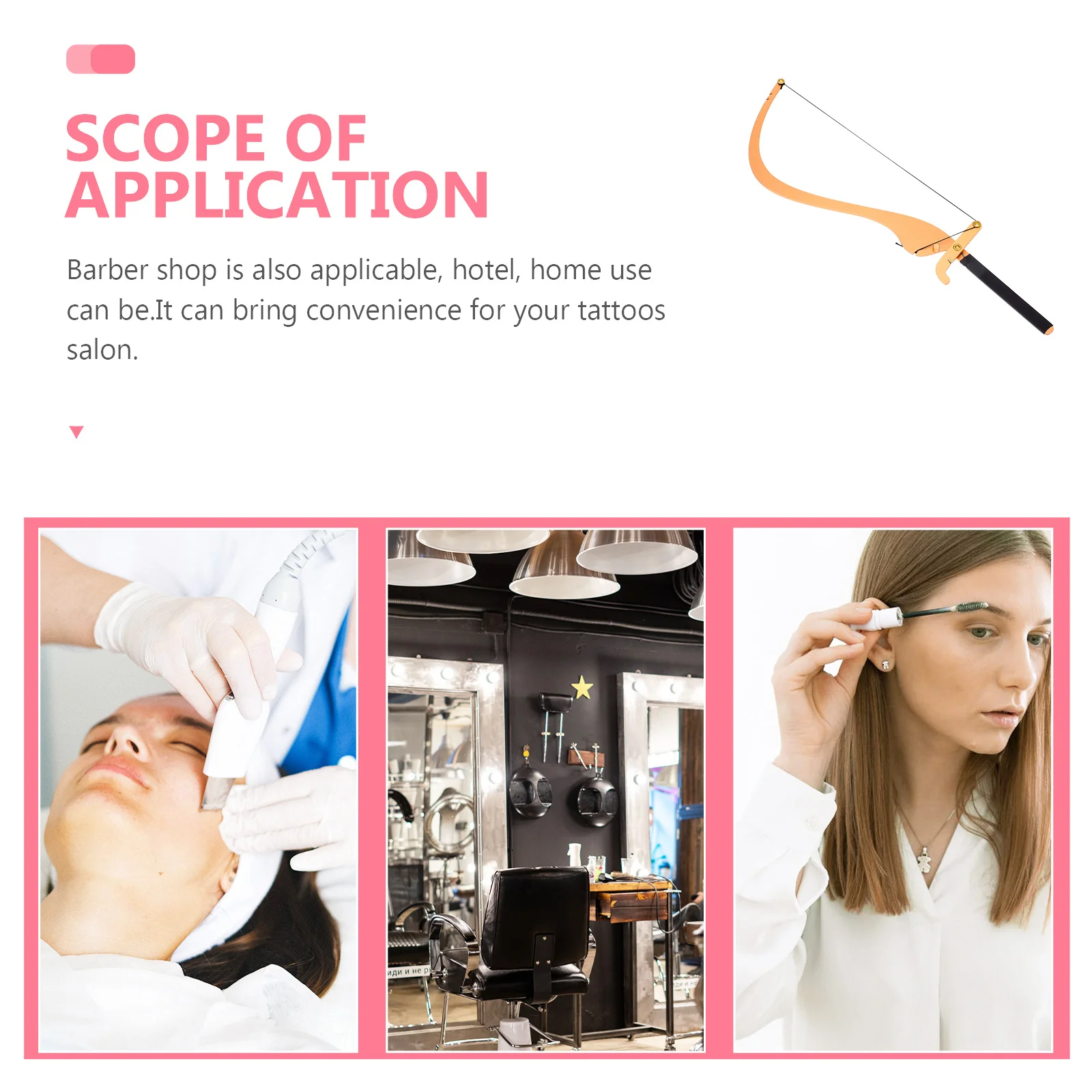 Règle d'arc à sourcils, outil de mesure en alliage pour cartographie symétrique des sourcils, règle de mise en forme des sourcils légère et Portable pour le tatouage, 1 ensemble