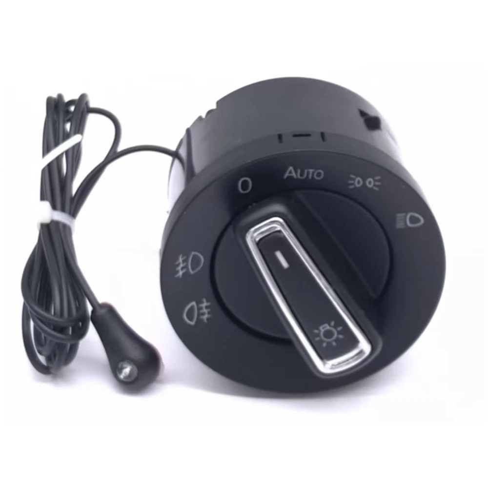Headlamp Control Switch Module Fit for MK5 MK6 B6 3C 2005-2012, OE 5ND941431BXSH 5ND941431B Headlight Control Sensor