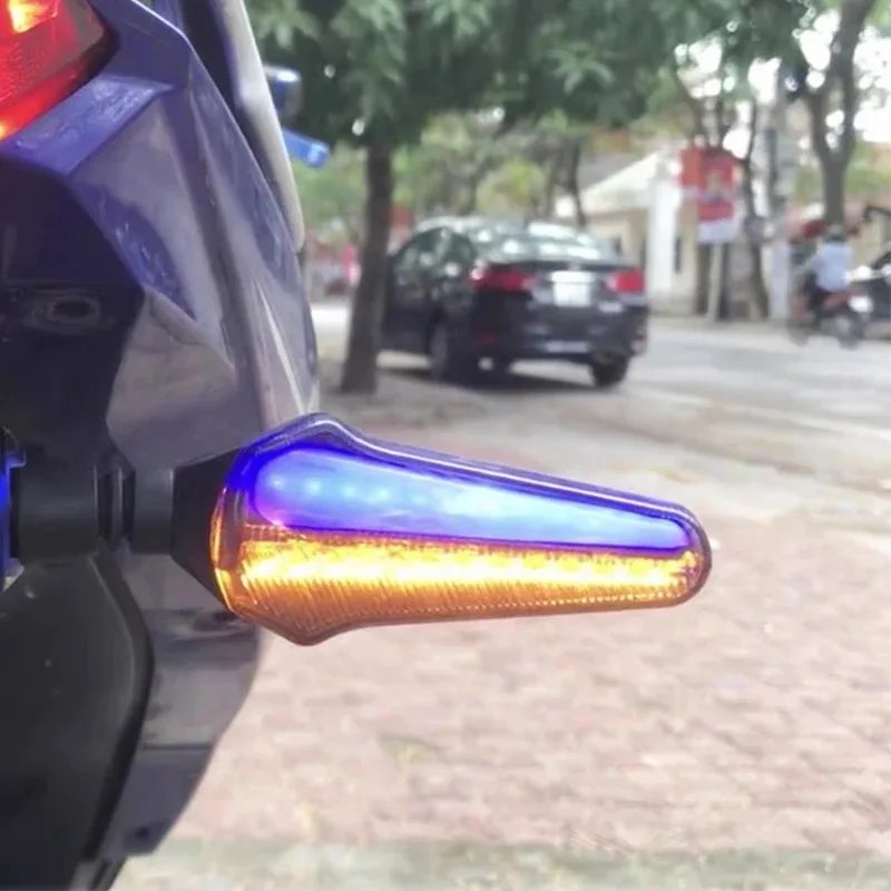 Motorcycle LED Turn Signals 10MM ABS Blinkers Strobe Lamp 12V Universal for Suzuki SV400 650 650X GSX 650F DCL 250 V-Strom 250 view 4