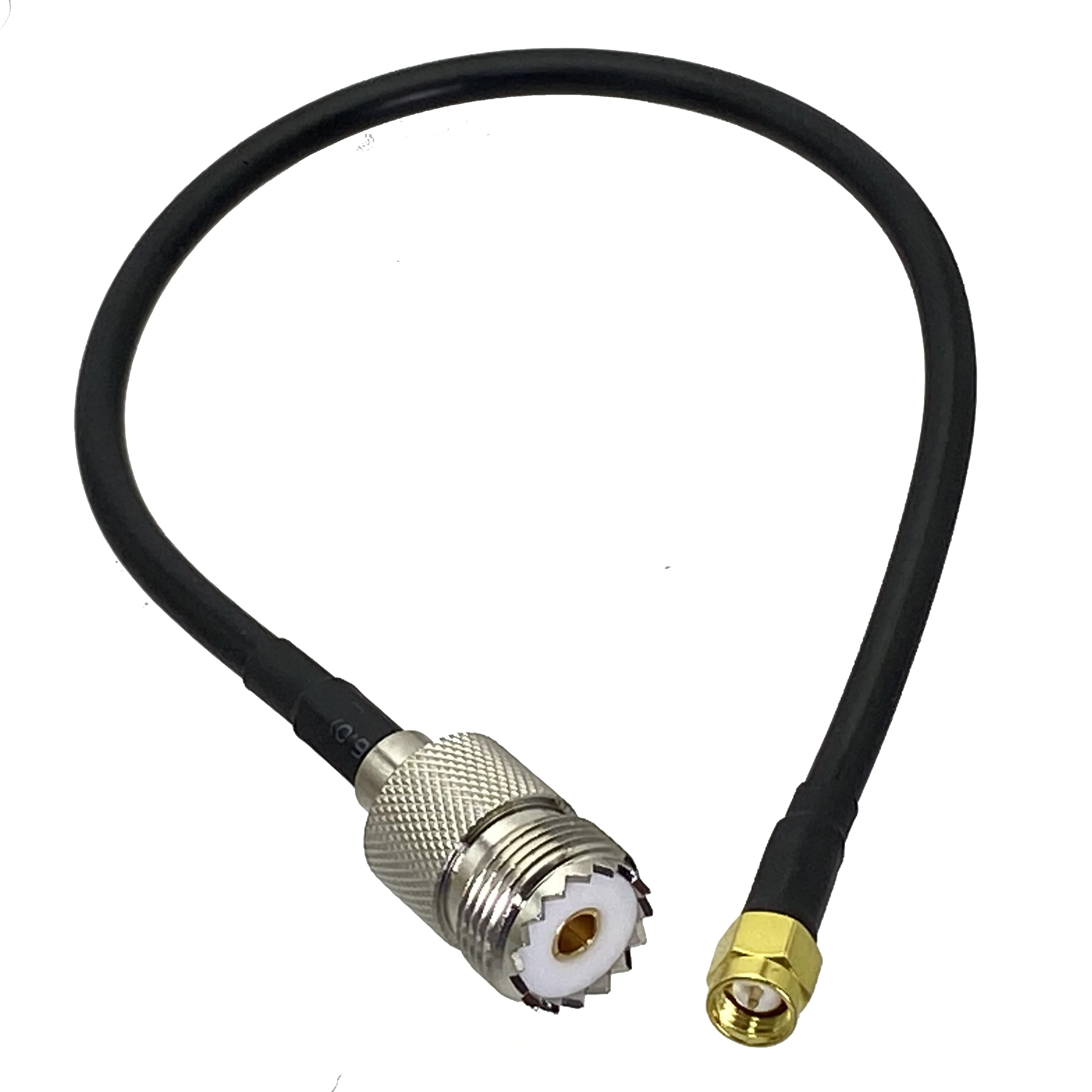 1szt RG58 Kabel UHF SO239 Żeńskie gniazdo do SMA Wtyczka męska Złącze RF Koncentryczny Pigtail Adapter Zworki Prosty Nowy 6 cali ~ 20M