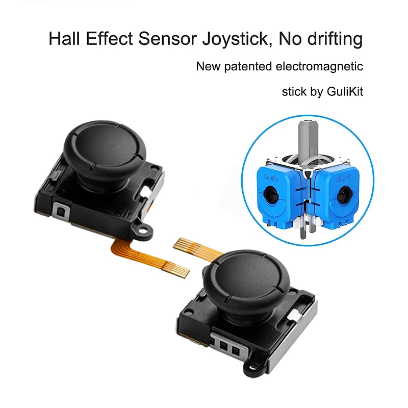 Gulikit joystick NS40 Hall effect Sensing for JoyCon control Replacement Stick for Nintendo Switch OLED Repair Accessories