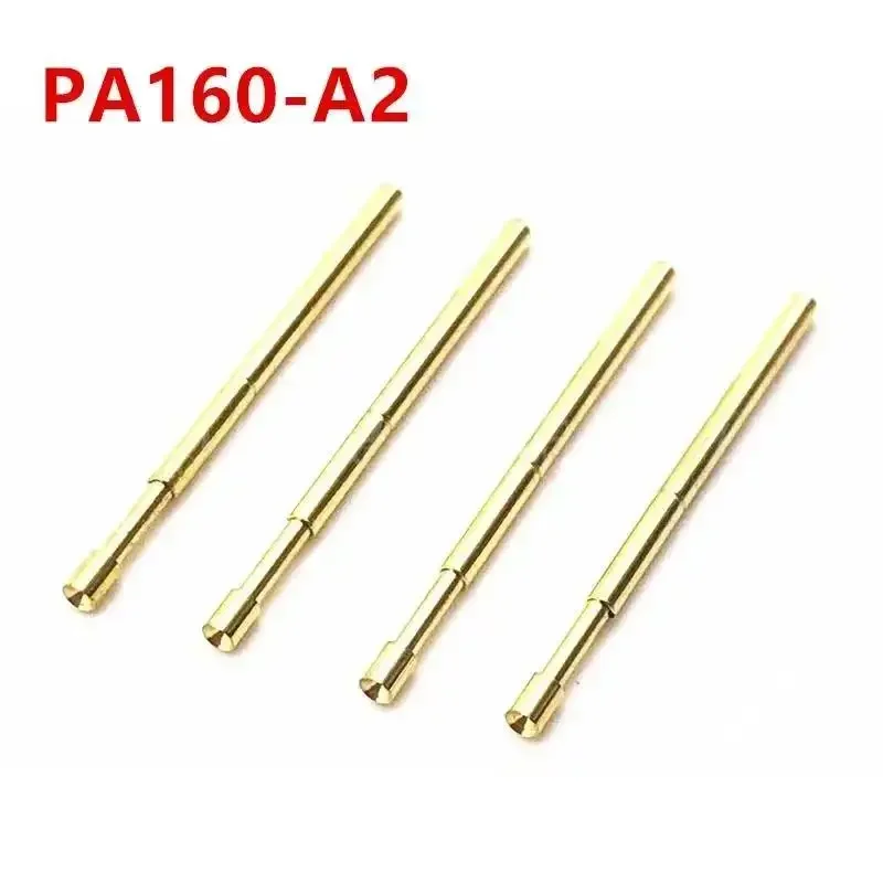 20PCS/bag Gold-plated Spring Test Needle PA160-A2 B1 E2 D2 H2 J1 Q1 Q2 T2 LM2 F1 Outer Diameter 1.36mm Length 24.5mm PCB Probe