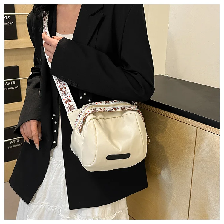 Korean Fashion 2024 Crossbody Bags Women Shell Nylon Bag OL Ladies Small Purses and Handbags Shoulder Bag Women Bolso Mujer Sac