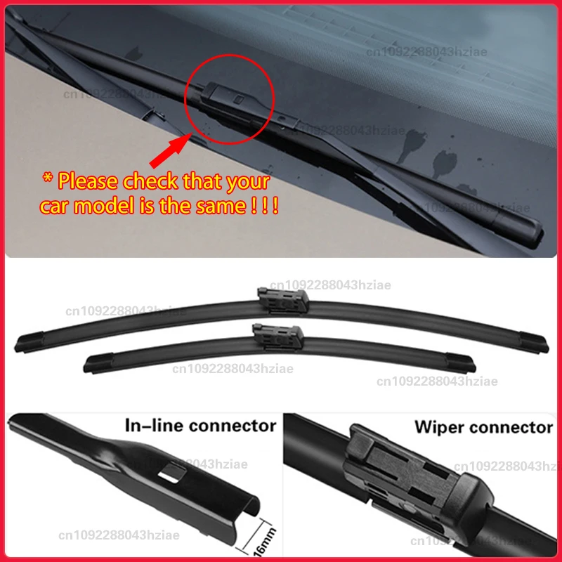 ممسحة الجبهة ممسحة شفرات الزجاج الأمامي نافذة فرشاة 28 "+ 18" ل Volkswagen VW ID.4 X CROZZ 2021-2025 2022 2023 2024 #3