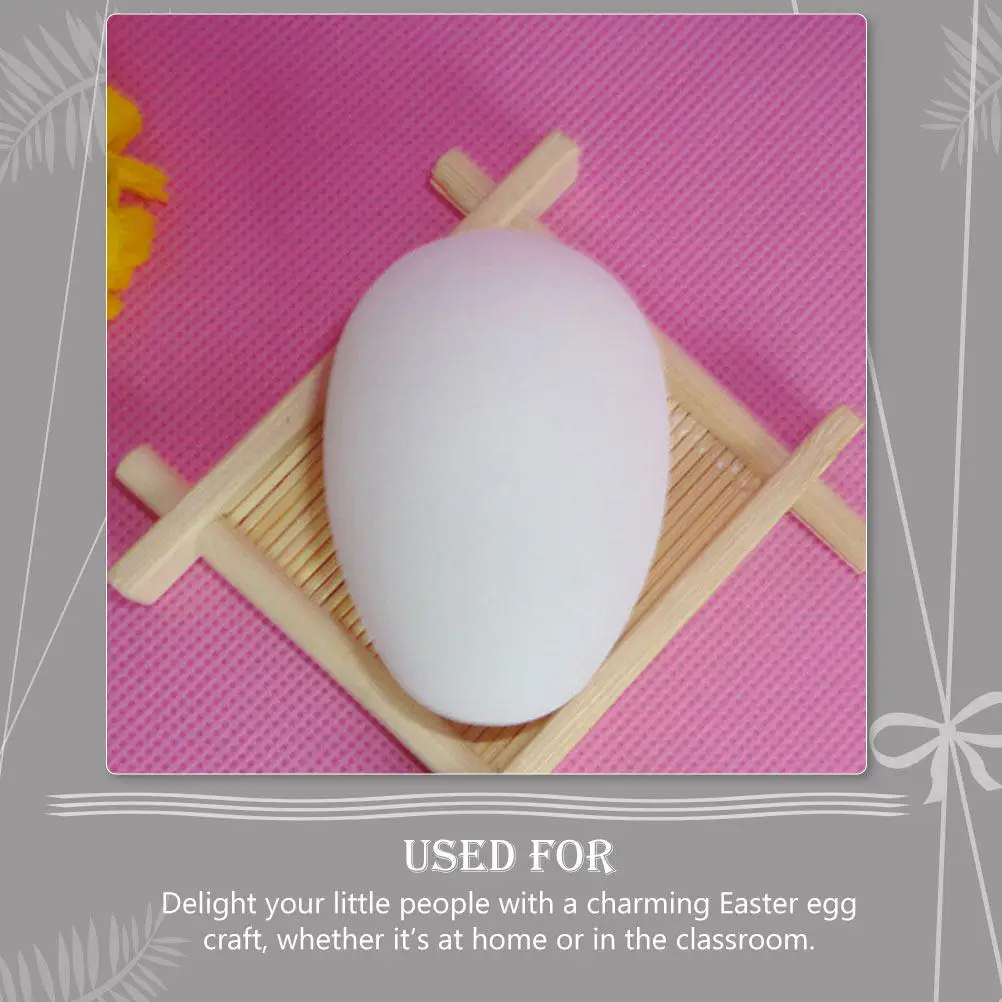 

100Pcs Artificial Eggs Multi-Function Decorative Imitation Eggs for Kids Artistic Gifts Children Plaything Children Accessory