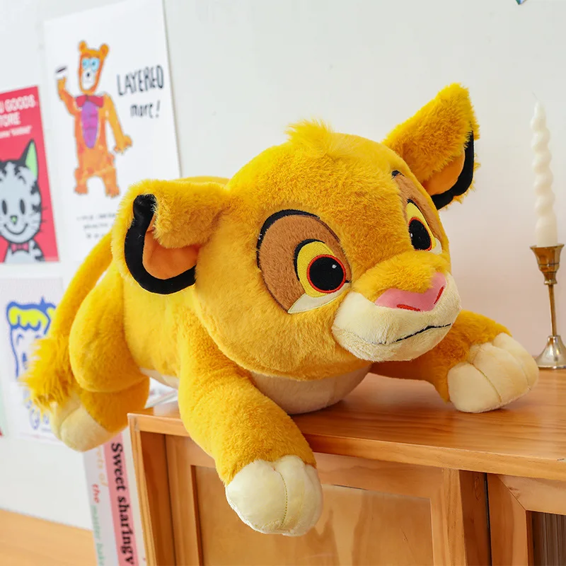 

40/65cm Movie Peripherals Lion King Plush Toy Cartoon Lion Pillow Doll Anime Cute Cartoon Simba Stuffed Pillow Birthday Gift