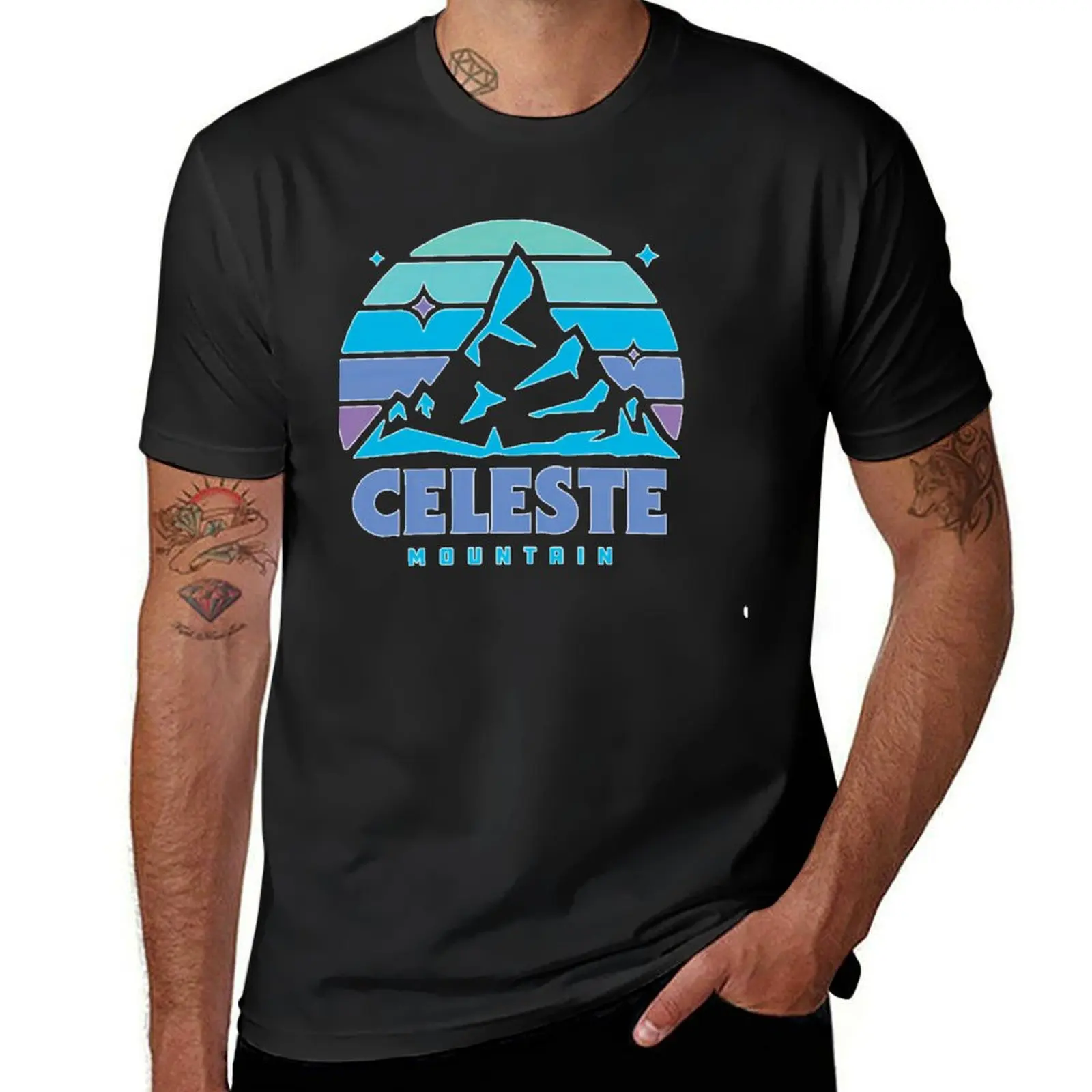 Celeste Mountain T-Shirt cute clothes sublime oversizeds vintage clothes mens t shirt graphic