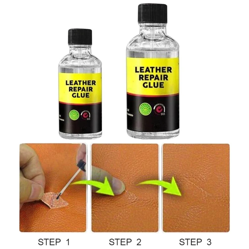 Leather 30/50ml Leather Scratch Repair Soft Incognito Transparent Washable Liquid Leather Adhesive