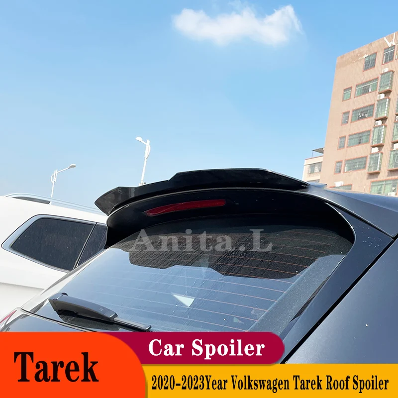 For Volkswagen VW Tarek 2020 2021 20222 2023 Hot ABS Plastic Rear Trunk Roof Wing Unpainted Primer Rear Spoiler Car Accessories