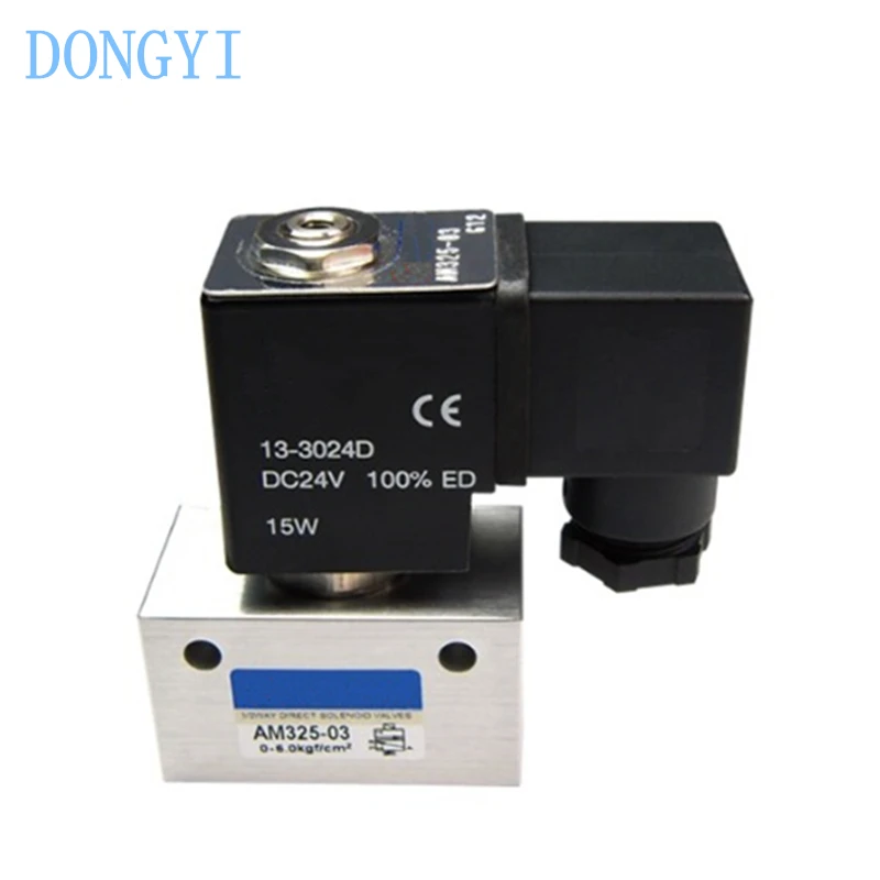 

Solenoid Valve Direct Acting Type 3/2 WAY AM325-02 AM325-03 AC220V DC24V AC110V