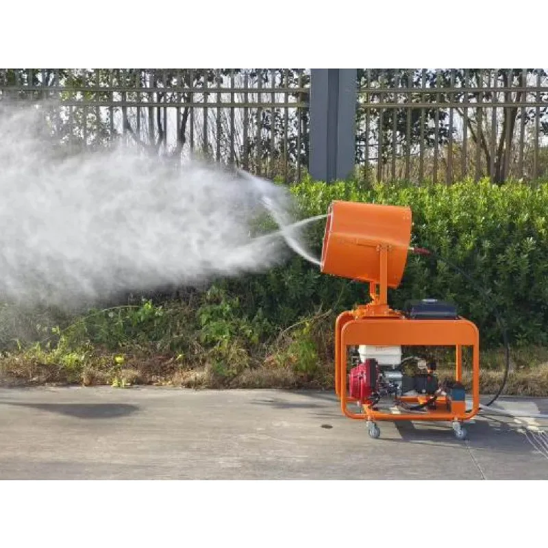 High Quality M50 Motorless Wind Blowing Fog Cannon  High Pressure Water Mist Cannon Dust Suppression Fog Cannon Machine