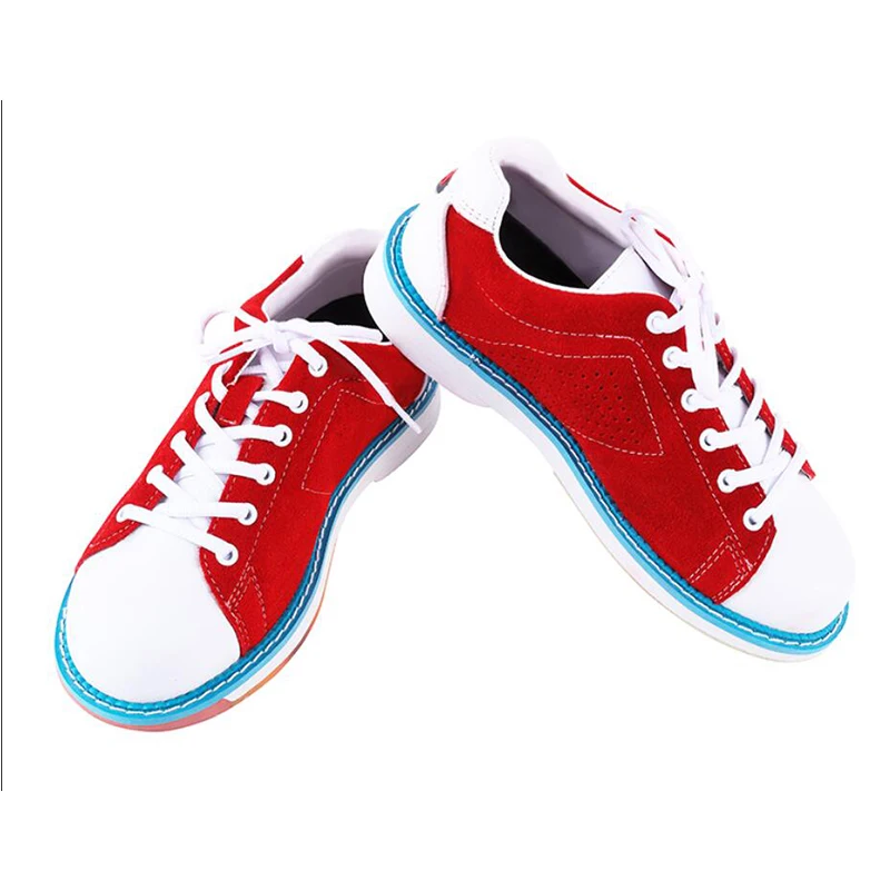 Bowling Shoes For Mens Women Couple Models Sports Shoes Breathable Skidproof Sole Sneaker Outdoor Training Shoes Flat Athletic