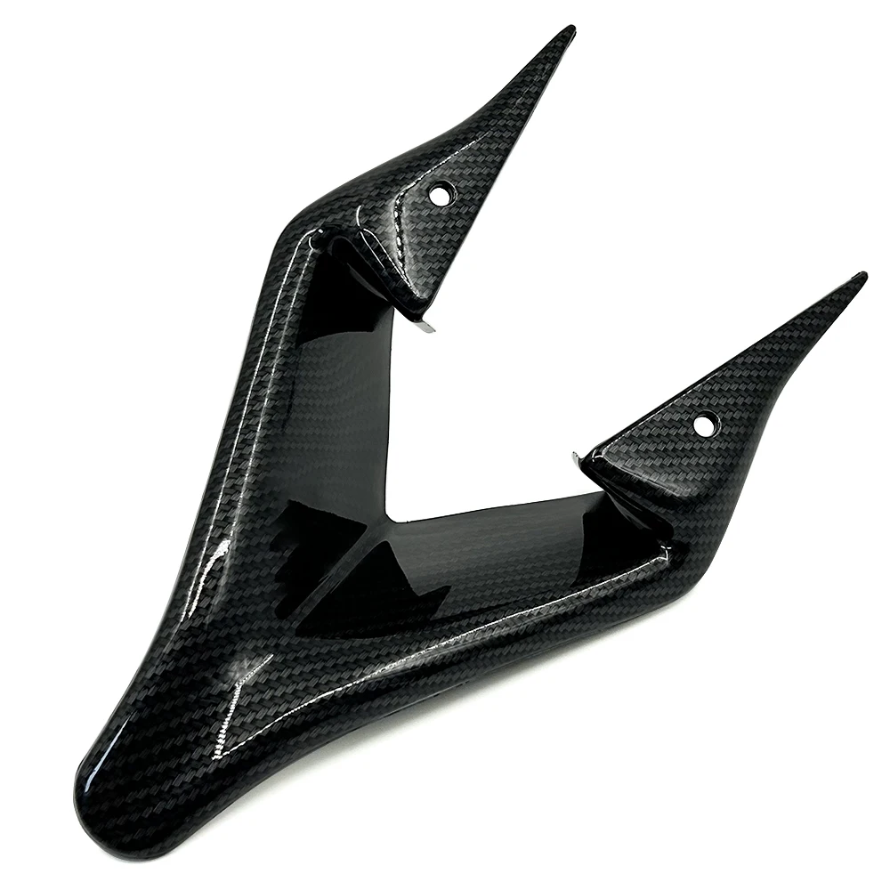 For KAWASAKI ZX4R ZX4RR ZX25R ZX-4R ZX-4RR Carbon Fiber Pattern Front Fairing Air Inlet Stamping Port Shell Cover Housing Guards