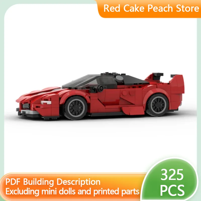 

Модель Speed Champion MOC, строительные кирпичи Fxx-k V2, верхний уровень, спортивный автомобиль, модульная технология, сборка, детский костюм, игрушка в подарок, праздник