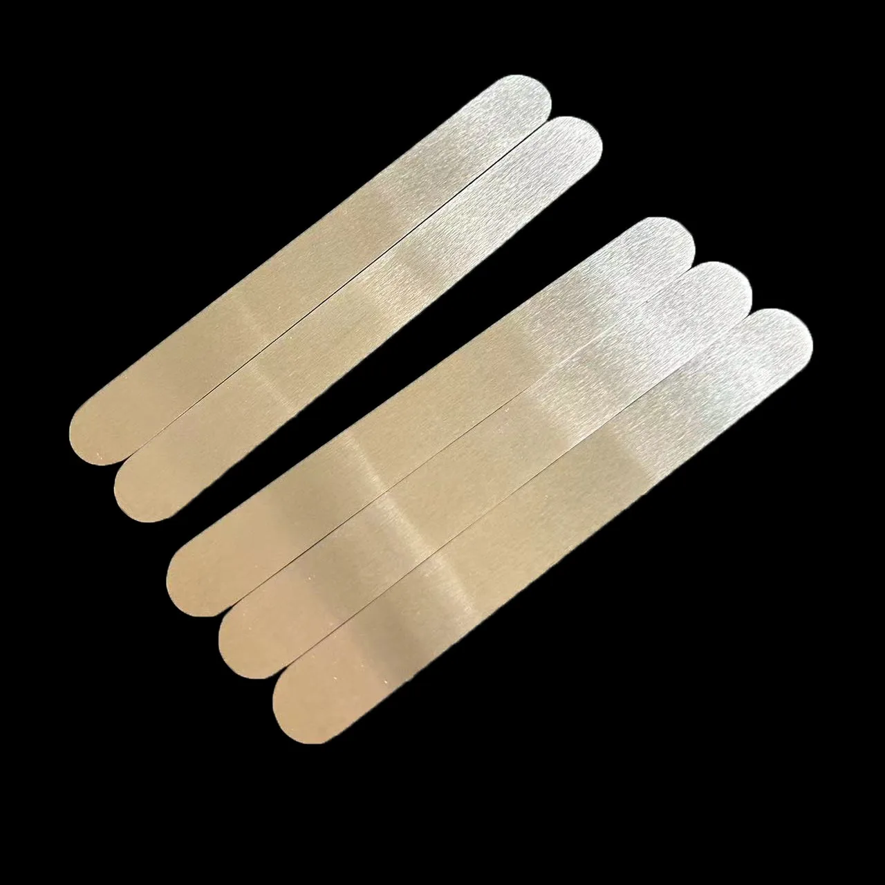 

10 Pcs straight Metal base for Disposable Sandpaper Nail File Base 178*20mm