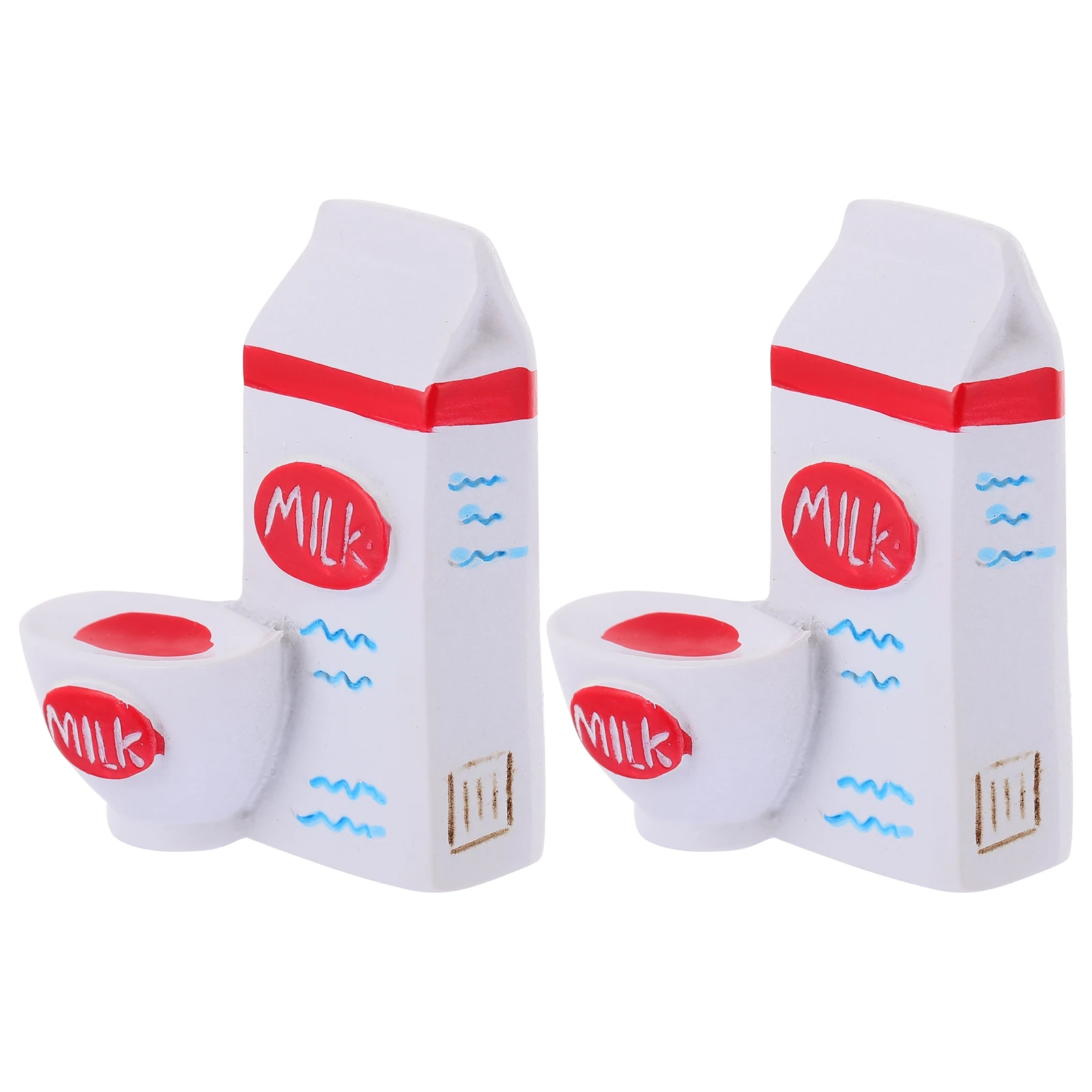 

2pcs Milk Refrigerator Magnets Cute Fridge Stickers Resin Magnetic Decor Accessories Kitchen Home Decor Gifts