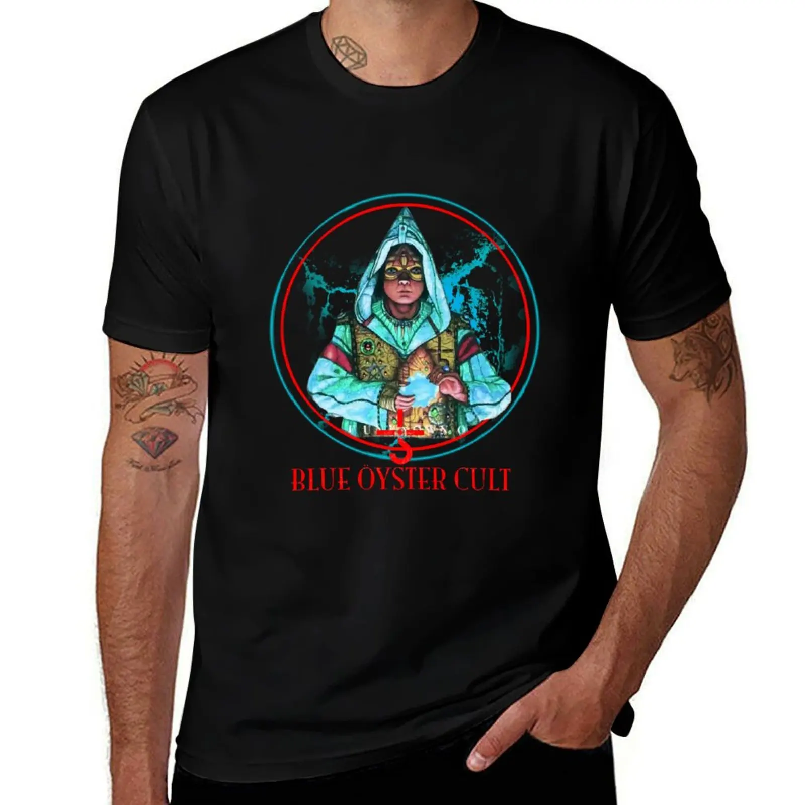 Blue Oyster Cult Fire of Unknown Origin T-Shirt Casual Trendy Streetwear Tee Shirt T-Shirt