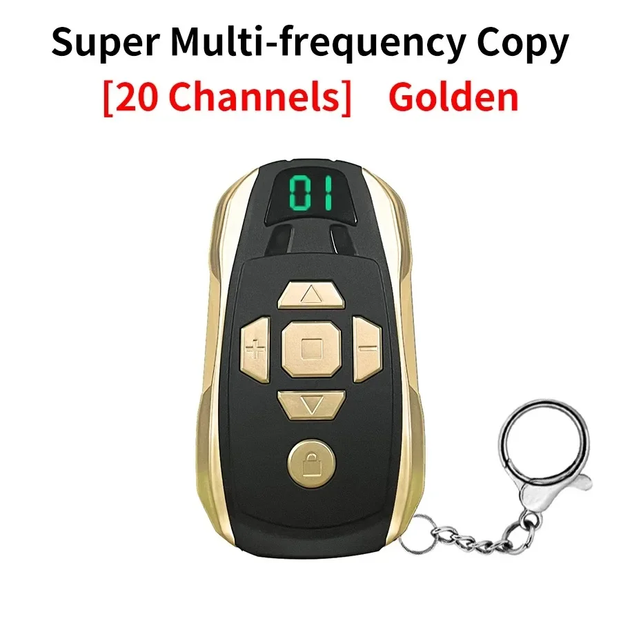 20-Kanaals Oplaadbare Sleutel Duplicator voor Universele Garagedeur Afstandsbediening Gate Controller Clone Multi-frequentie 300-915Mhz
