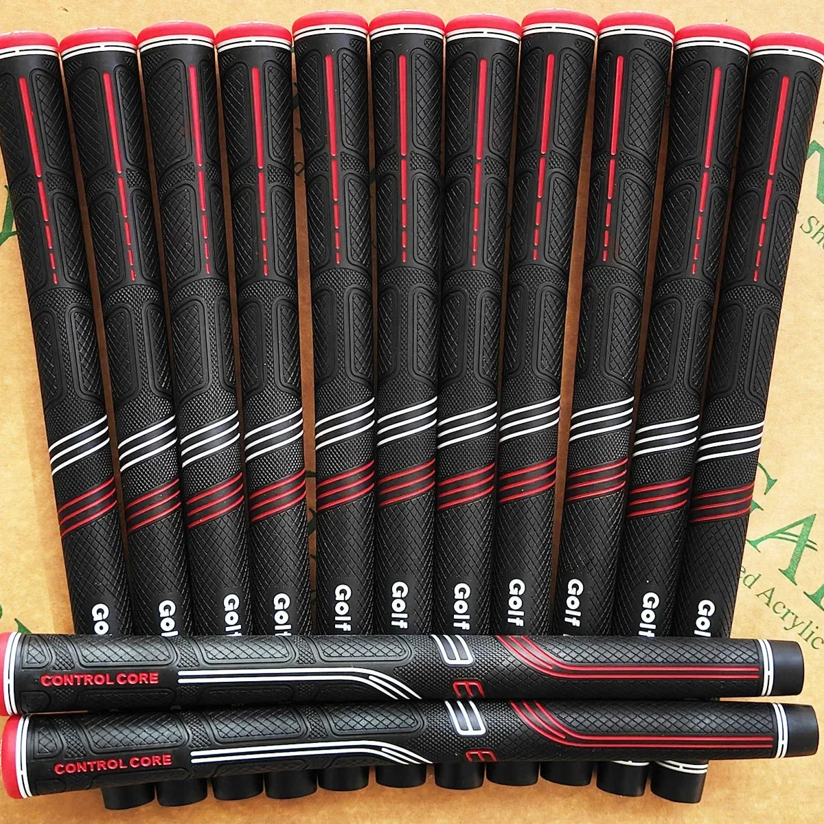 

Новинка, 13 шт., набор деревянных ручек для гольф-клуба, ручка для гольфа, 5/10 шт., синяя, красная, резиновая, стандартная/средняя/JUMBO, железная ручка для гольфа Fairway Putter Grip 2025