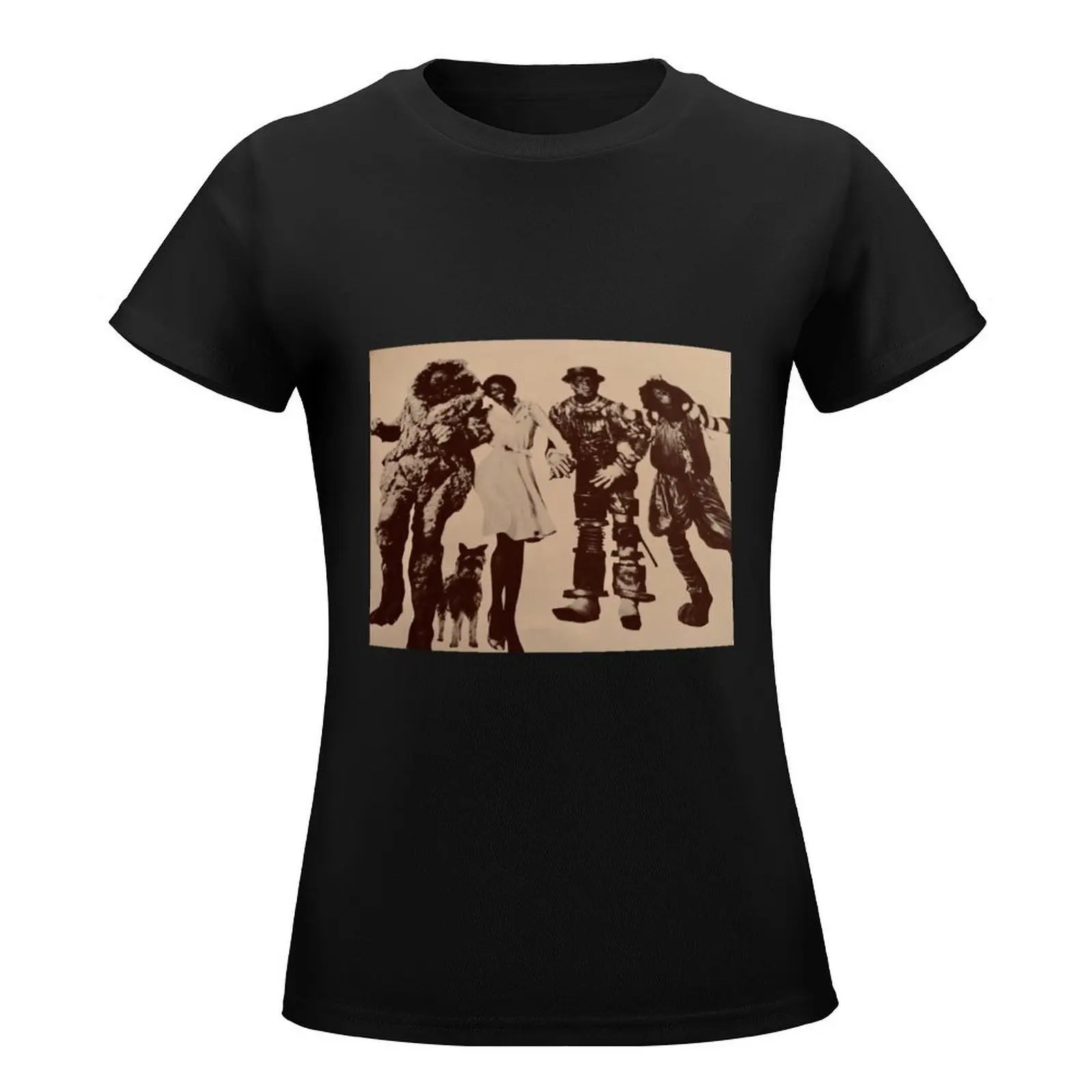 The Wiz Movie Cast: Diana Ross, Ted Ross, Nipsey Russell, Michael Jackson T-Shirt heavyweights blanks Women's t-shirt