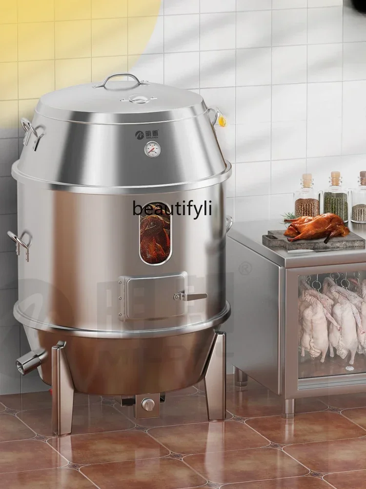 

Roasted Duck Furnace Commercial Charcoal Gas Volcanic Rock Type Roasting Stove Hanging Chicken Goose Stove
