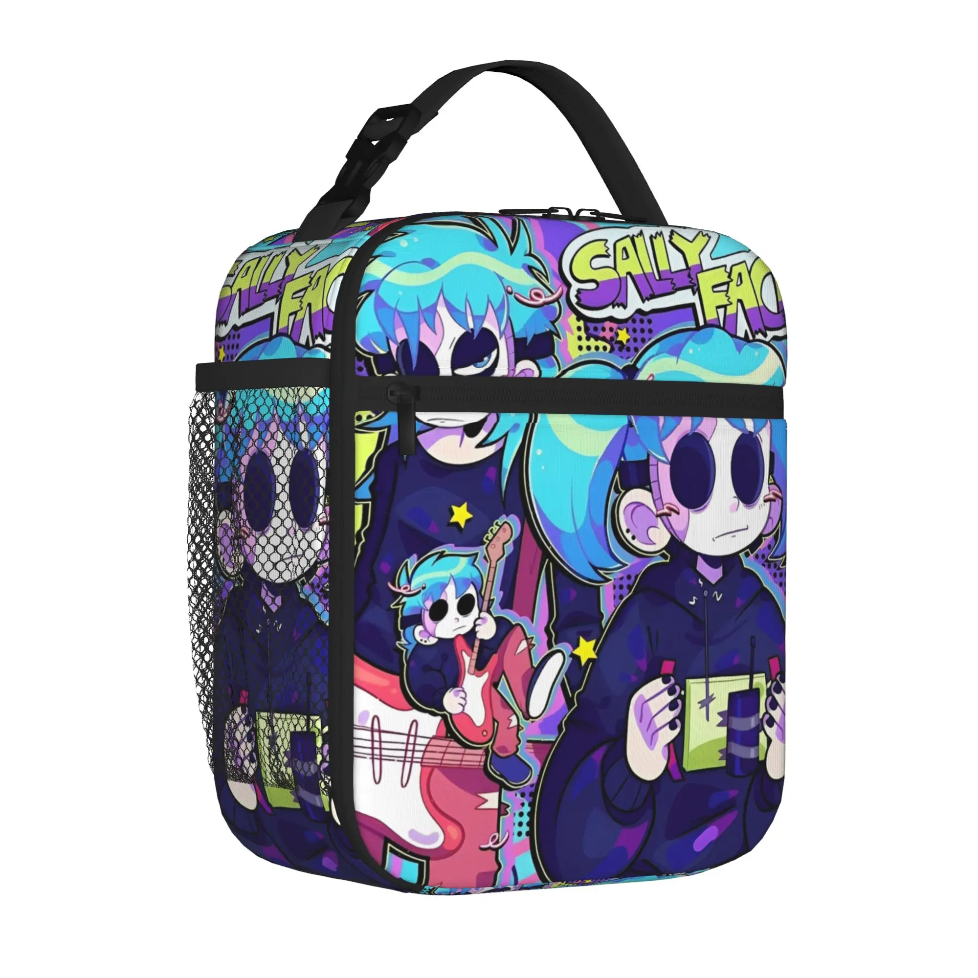 Insulated Lunch Tote Bag Sally Face Sal Fisher SF New Arrival Game Super Gear Boy Thermal Cooler Lunch Container Portable School