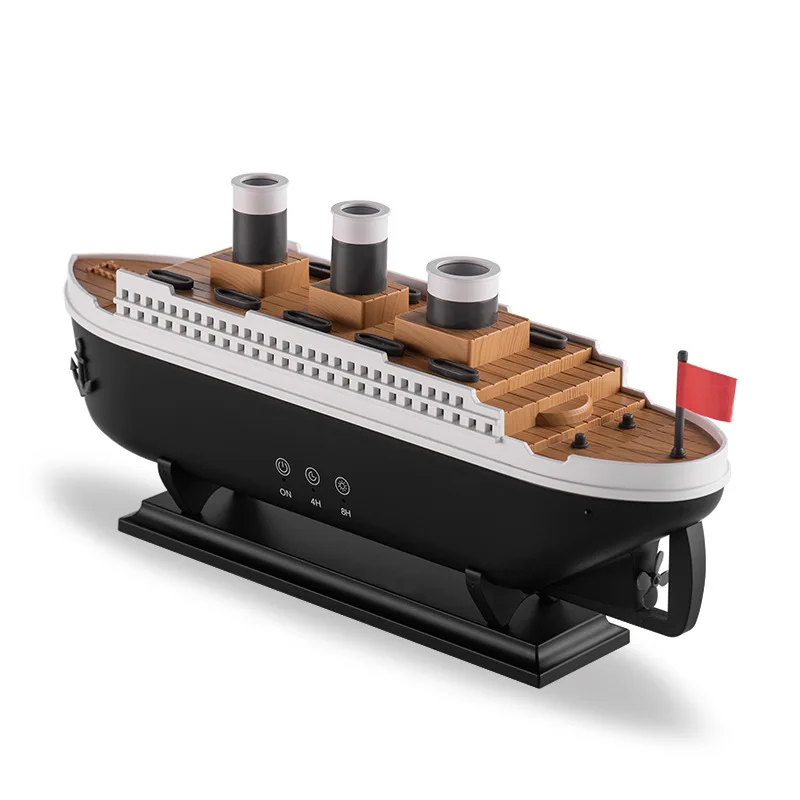 

Luxury Electric Aroma Air Humidifier Ocean Liner Cruise Ship Model Home Hotel Tabletop Aromatherapy Diffuser 1-Year US Warranty
