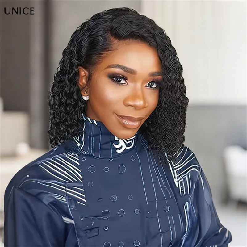

UNice Hair Jerry Curly Virgin Hair Бразильские доступные вьющиеся пучки Jerry Предложение 100% пучки человеческих волос