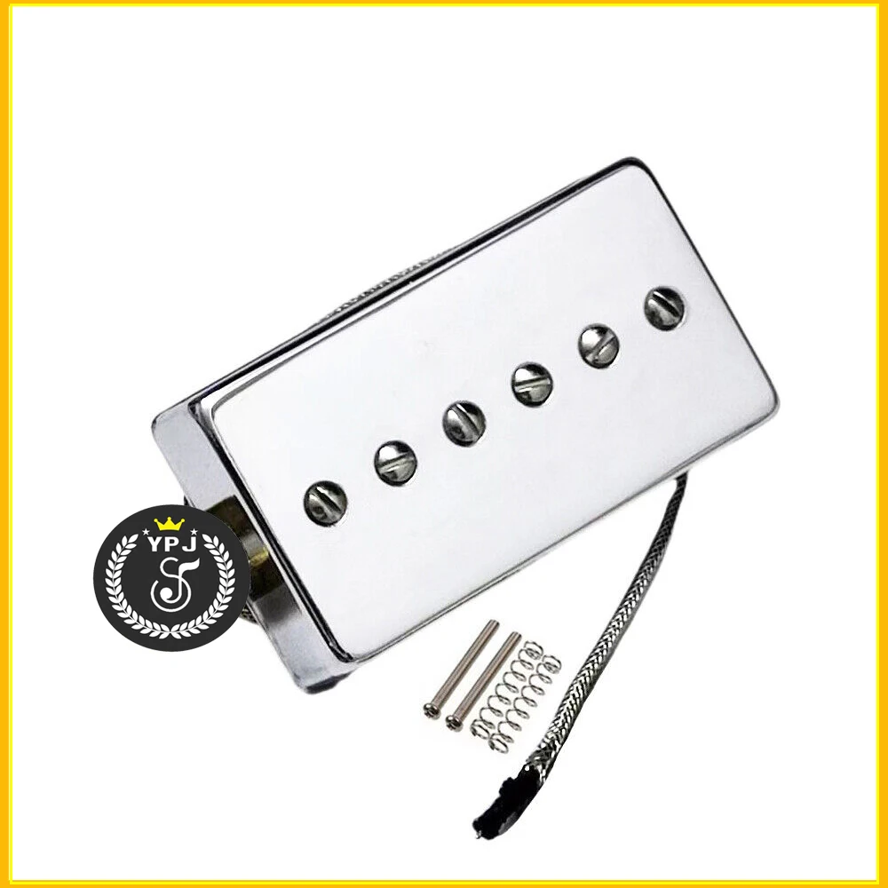 1 SET P90 For Electric Guitar Pickup Alnico 5 Single Coil Set Humbucker Size P 90 Pickups Neck And Bridge Guitars Parts