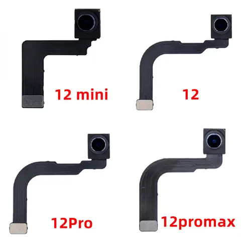 5PCS/LOT  Single Front Camera Flex Replacement For iPhone X XS MAX XR 12 13 14 plus Pro Max Mini Front Small Camera Cable Patrs