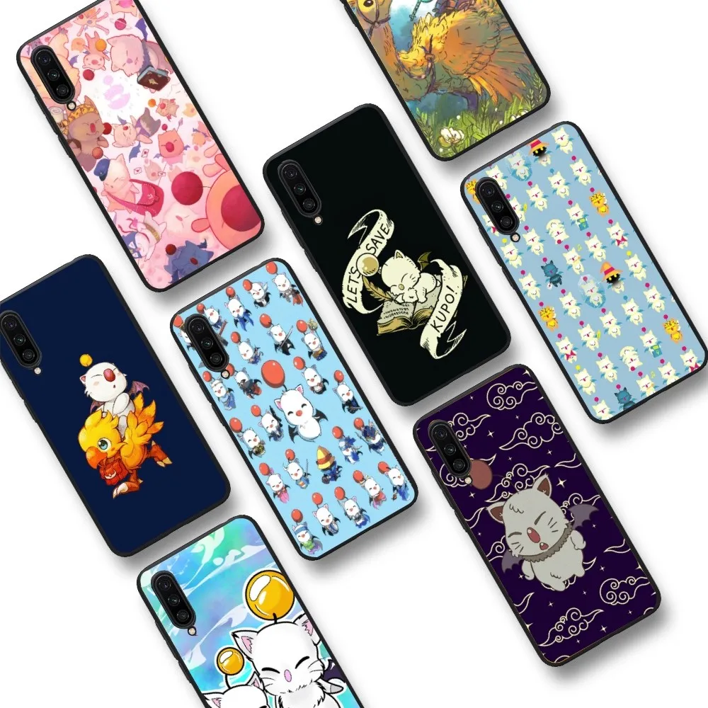 Game F-Final Fantasy Moogle Phone Case For Xiaomi Mi 5X 8 9 10 11 12 Lite Pro 10T PocoX3pro PocoM3 Note 10 Pro Lite