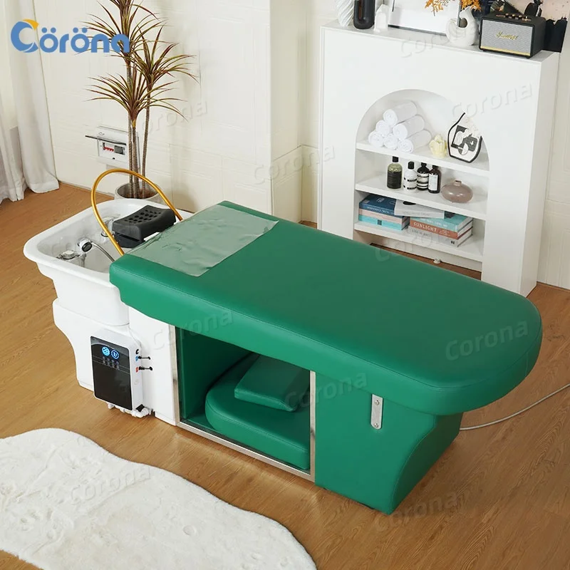 High Quality Multifunction Professional Hair Shampoo Bed Head Spa Bed Massage Shampoo Bed with Water Therapy
