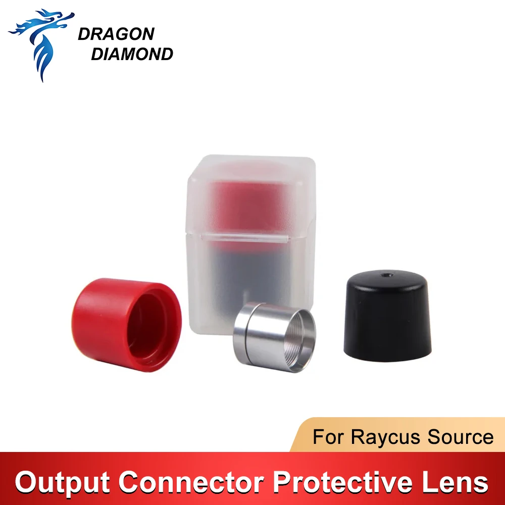 Imagem -02 - Raycus Fiber Cutting Laser Source Cabo Grupo de Lentes Protetoras Qbh Proteção Windows 06kw Original