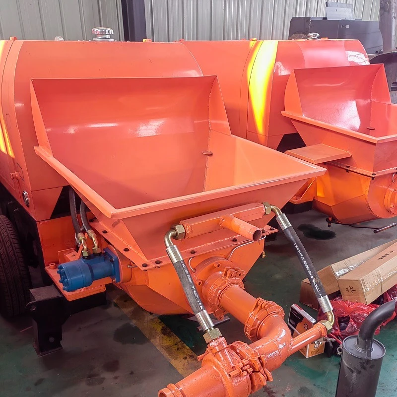 

High Performance Concrete Pump Cement Mixing Machine Diesel Power Concrete Pump Mixer Converying Concrete Mixer for Malaysia