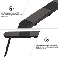 Plastic Foldable Laptop Stand Riser Desk Portable Notebook Bracket Sturdy Height Adjustable Support Non Skid Feet