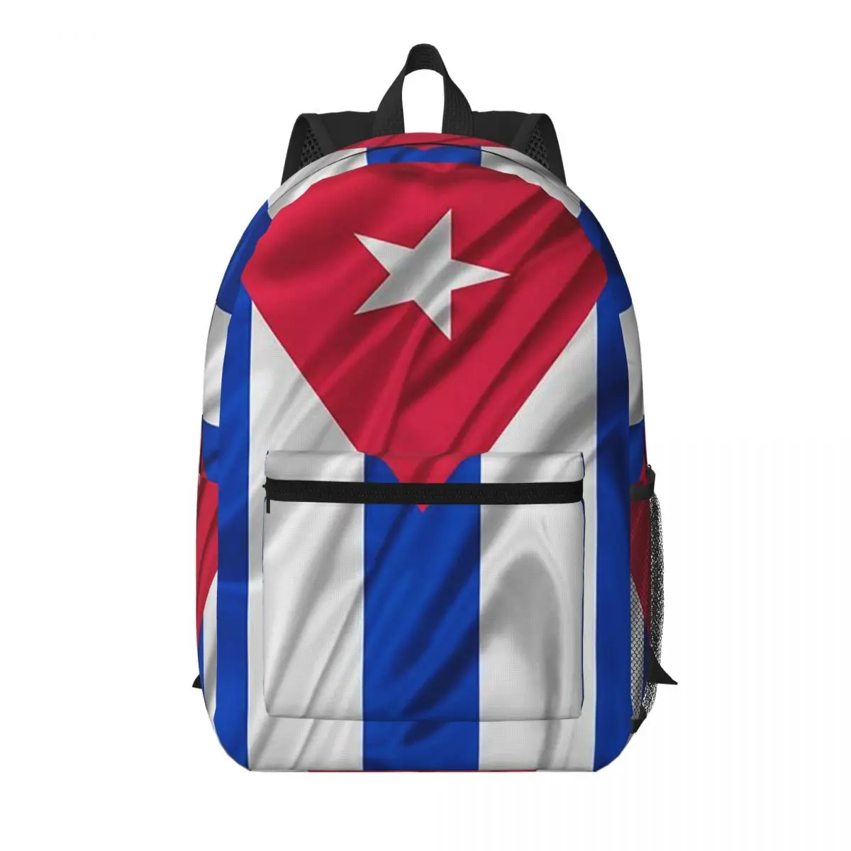 Cuba Cuban Flag Student Backpack School Bag Hiking Travel Daypack for Men Women Bookbag Shoulder Bags