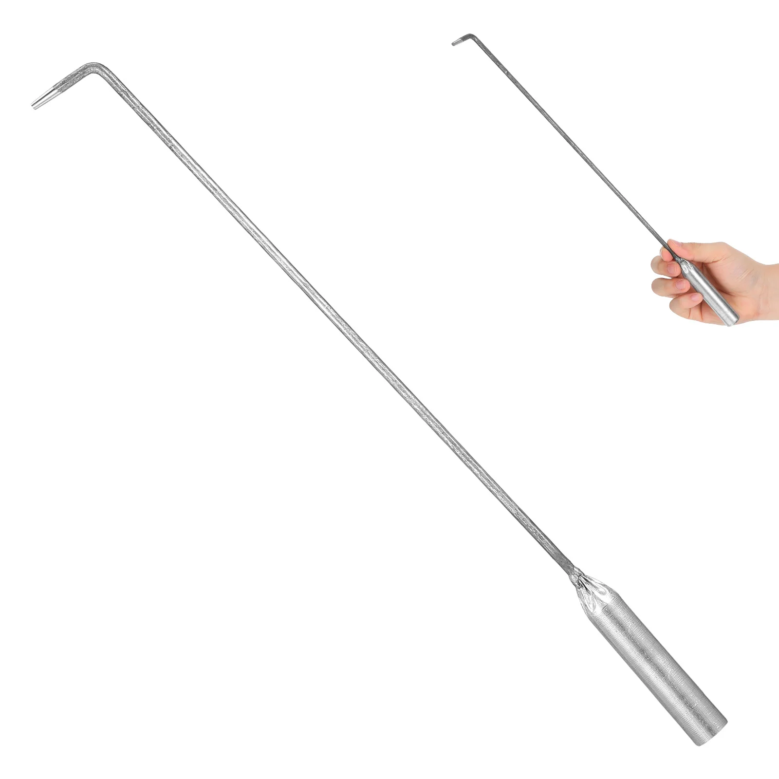 

Fire Pit Accessories Outdoor Fireplace Tools BBQ Iron Poker Long Handle Stove Charcoal Grill Metal Home Garden Tool