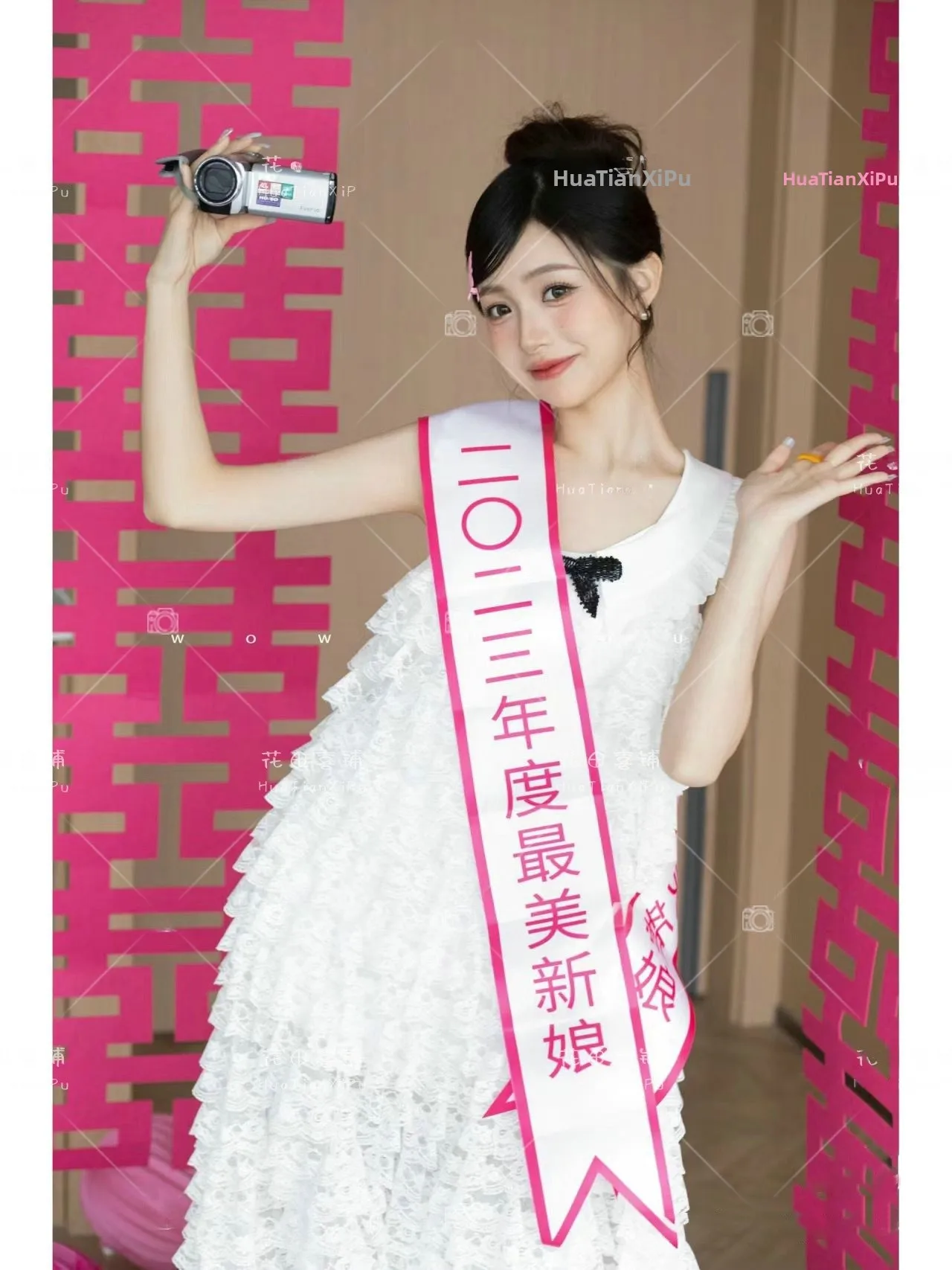 

Elegant Lace Wedding Dress Morning Robe New Chinese Style Light Veil Fairy Photo Long Skirt for Brides Spring 2024 Ladies Fas...