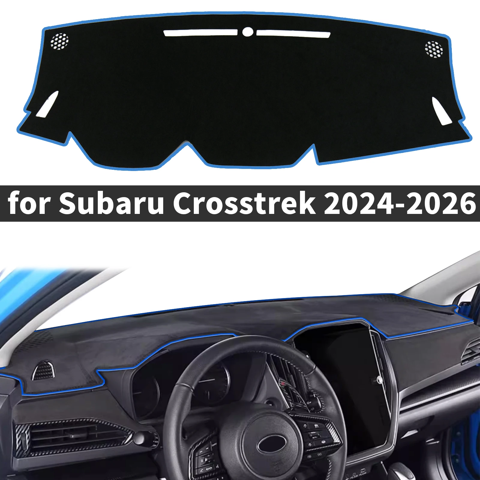 

fit for Subaru Crosstrek 2024 2025 2026 Car Accessories Dashmat DashMat Sunshade Dashboard Cover Pad Protective Carpet
