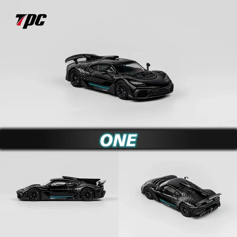 

TPC 1:64 ONE Starry Glow Black Diecast Diorama Car Model Collection Toy