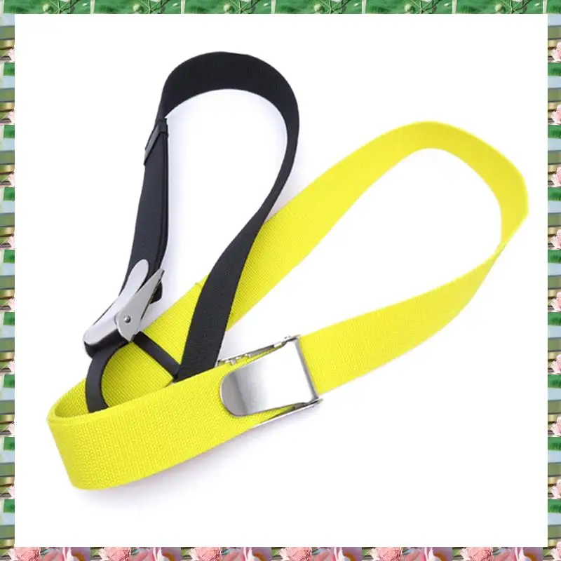 

Sports Adjustable 1.8M Yellow Scuba Diving Backplate Harness With Crotch Strap And Steel Buckle For Diving Enthusiasts,Adjustabl