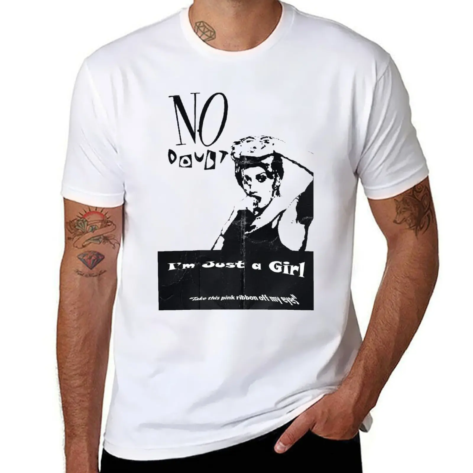 

Gwen Stefani I'm Just a Girl No Doubt Плакат Футболка мужская роскошная мужская футболка хлопковые хлопковые футболки мужская 100% футболка